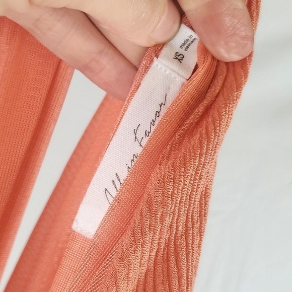 All In Favor Peach Pink‎ Midi Dress - Picture 7 of 11